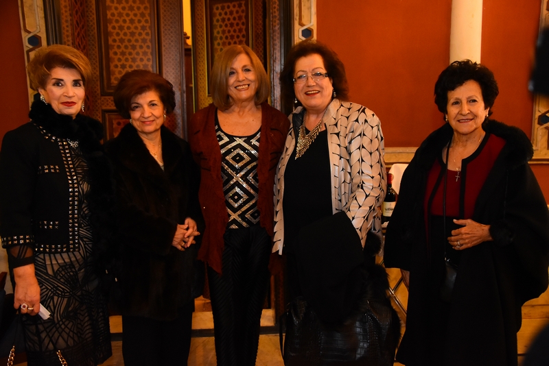 Young Women Christian Association lunch at Villa Linda Sursock